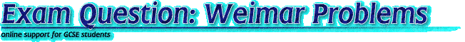 Exam Question: Weimar Problems