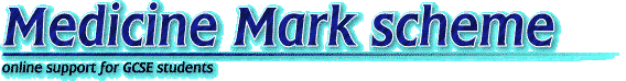 Medicine Mark scheme