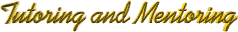 Tutoring and Mentoring 