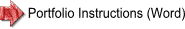 Portfolio Instructions (Word)