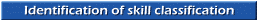 Identification of skill classification